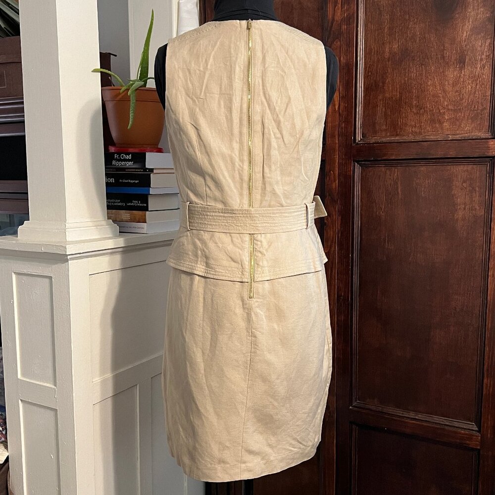 BANANA REPUBLIC LINEN BLEND DRESS SIZE 8 - Picture 2 of 7